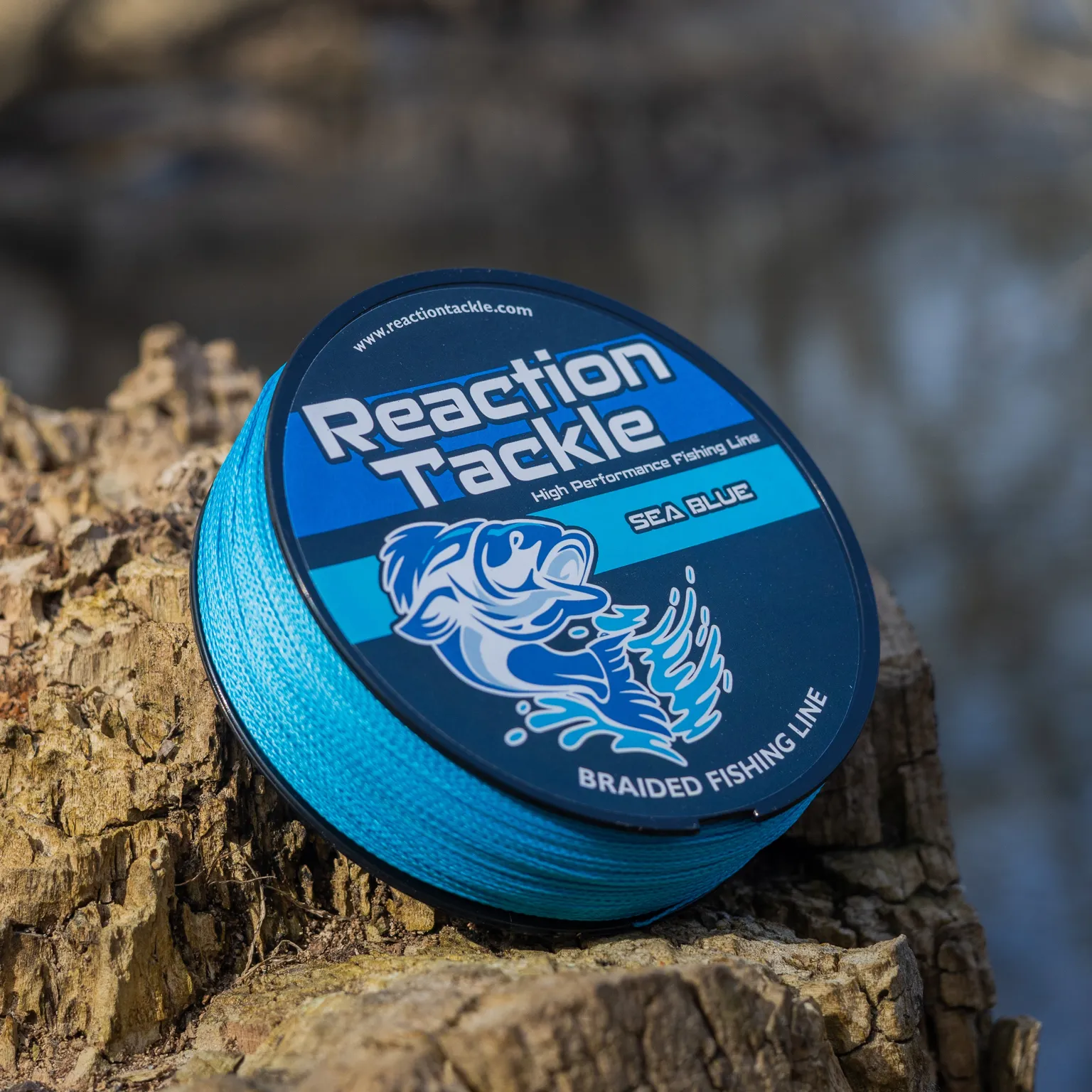 Reaction Tackle Braided Fishing Line - Sea Blue